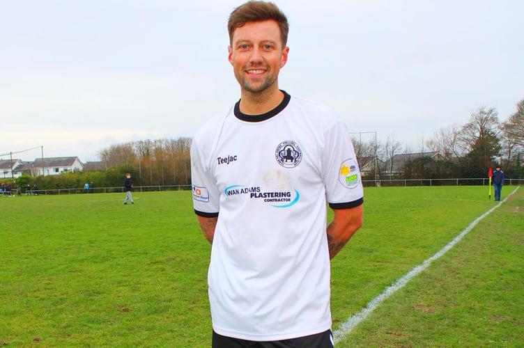 Pwllheli's man of the match was defender Jamie Underwood