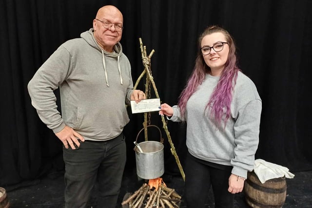 Kind-hearted cast raise £100 for charity