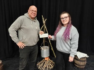 Kind-hearted cast raise £100 for charity
