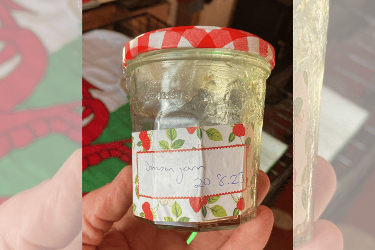 Wellwishers have been out in droves to make sure the Welsh-English couple feel welcome- offering support in the form of damson jam!