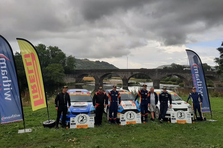 2023 Nicky Grist Stages - Motorsport UK Pirelli Welsh Rally Championship podium