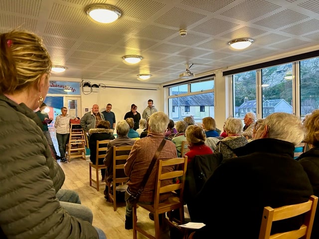 HAL leisure centre was packed with people concerned about the future of the venue