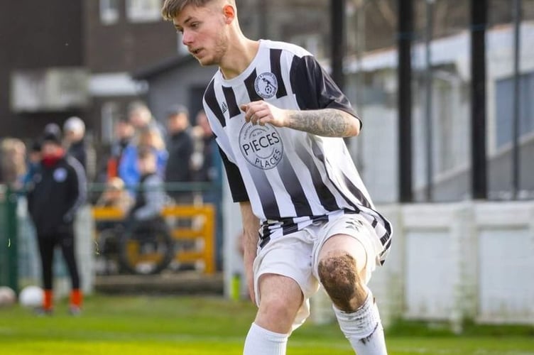 Barmouth’s man of the match Elis Hughes