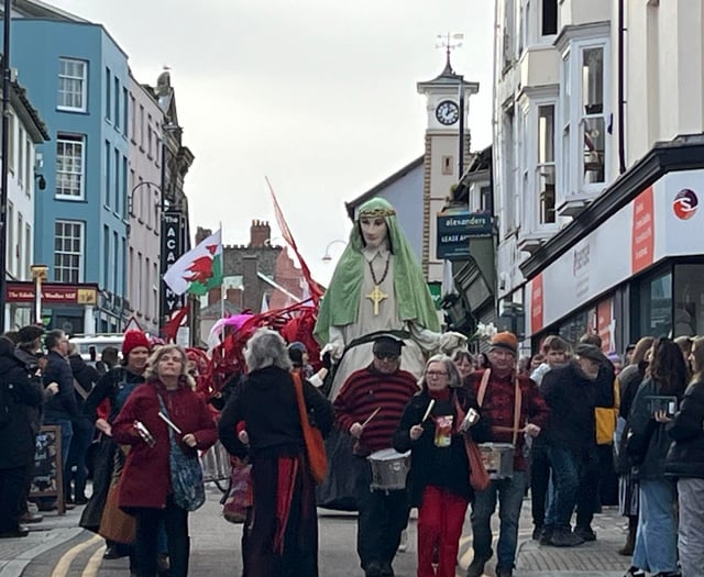 WATCH: Pictures of Aberystwyth events to honour Welsh patron saint
