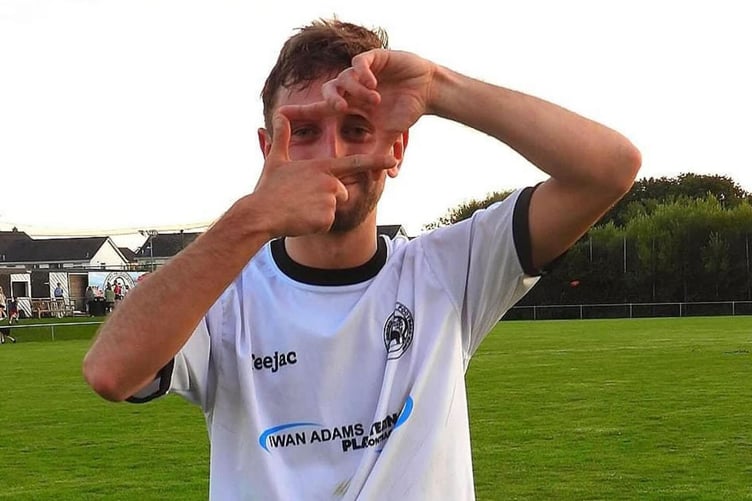 Pwllheli's man of the match Josua Lloyd Jones