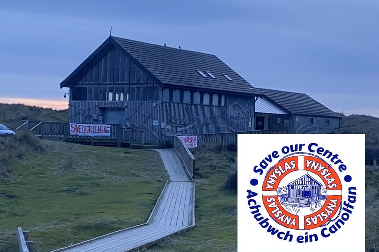 Ynyslas save our centre