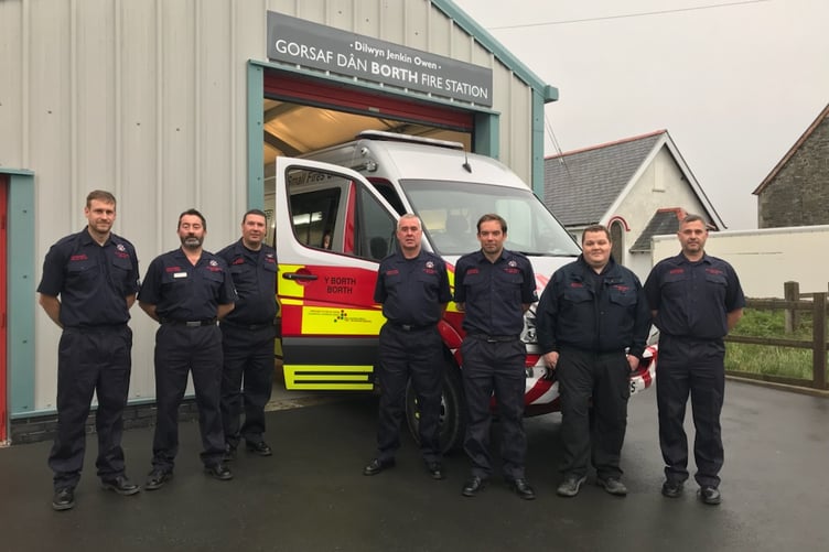Borth fire station