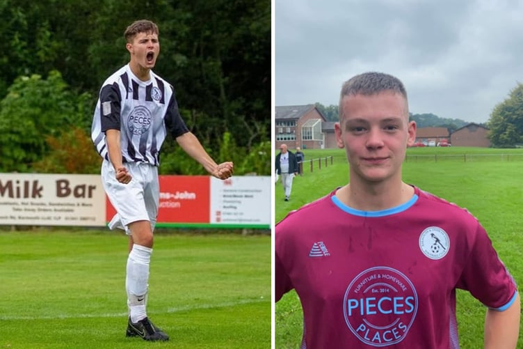 Ellis Hughes (left) was Barmouth's man of the match at Four Crosses. Sion 'Ship' Williams (right) has been voted Barmouth's player of the month for January