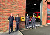 Defibrillators installed at fire stations across mid and west Wales