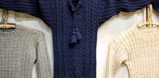 Exhibition inspired by fishermen's sweaters comes to mid Wales