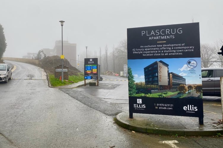 Work has started to turn old tax office into flats