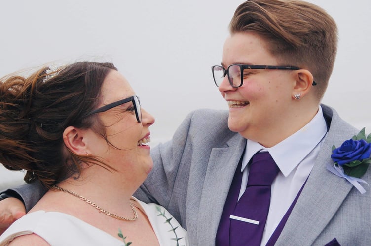 Kim and Gemma were gifted the wedding photography from childhood friend Jazmine Deans-Ireland after Kim was diagnosed with ovarian cancer in 2023. Thankfully in December she got the all clear.