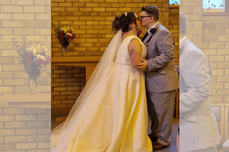 Kim and Gemma said they cried "happy tears" after hearing the news that St Paul's church would host their wedding