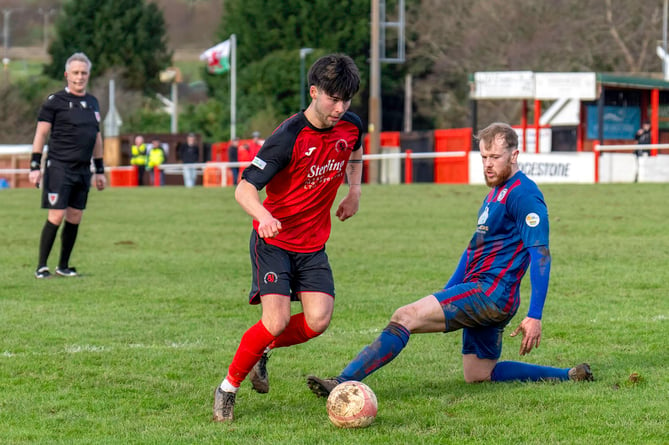 Cameron Allen scored his fourth goal in two games for new club Penrhyncoch