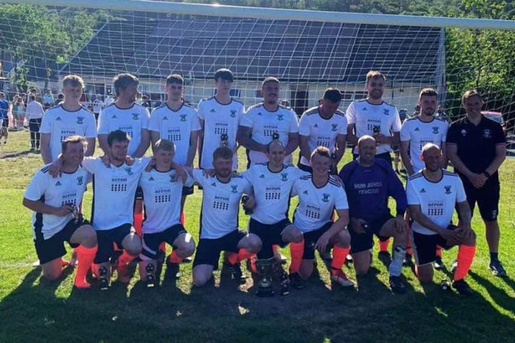 Ffostrasol Reserves (pictured) beat hosts Aberaeron Reserves 1-0