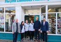 MS praises trailblazing mid Wales pharmacy