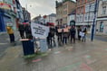 Pro-Palestine protest held in Aberystwyth town centre