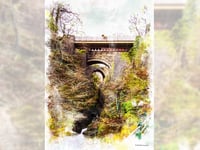 An artist’s interpretation of an iconic Ceredigion location