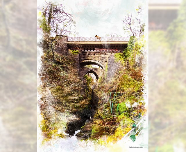 An artist’s interpretation of an iconic Ceredigion location
