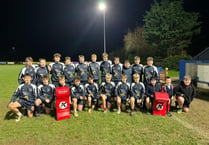 Aberaeron RFC juniors win training kit in online competition