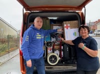 Volunteers prepare to deliver more aid to Ukraine 