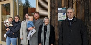 History board unveiled at visitor centre reveals agricultural past