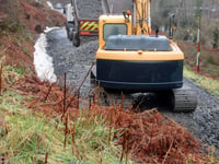 Extension progress at Corris Railway extension