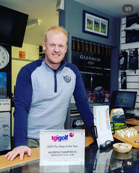 Andy Humphries has left Aberdovey Golf Club after a successful 12 years