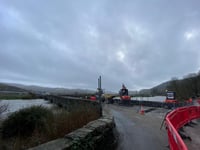 Timelapse video shows one-hour detour around A493 Pennal road closure