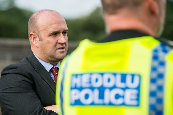 Dyfed-Powys Police and Crime Commissioner Dafydd Llywelyn