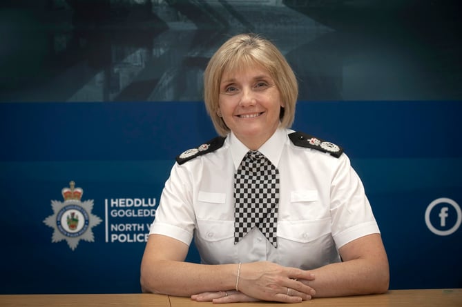Amanda Blakeman, chief constable of North Wales Police.  Picture Mandy Jones