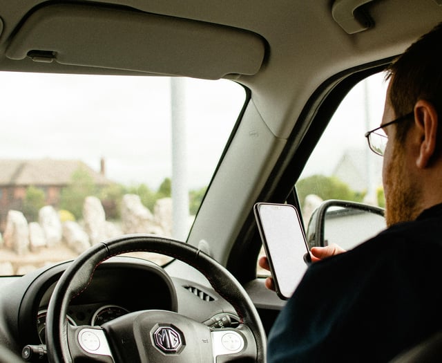 Police issue more fines to drivers using phone behind the wheel