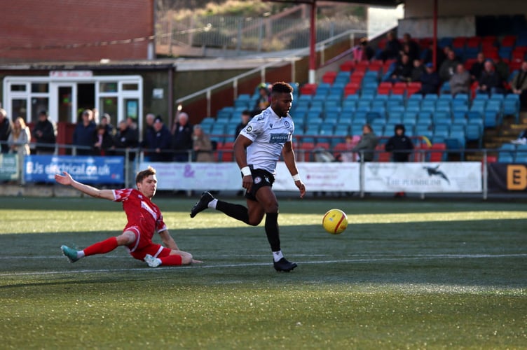 Osebi Abadaki bagged a brace for the Lakesiders against Newtown