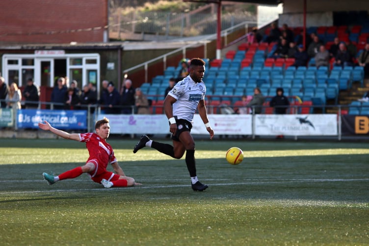 Osebi Abadaki bagged a brace for the Lakesiders against Newtown