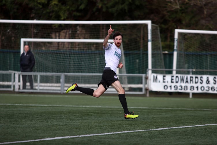 George Newell scored a six-minute hat-trick for Bala