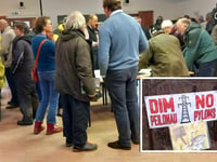 Concerned residents voice objections at consultation over pylons plan