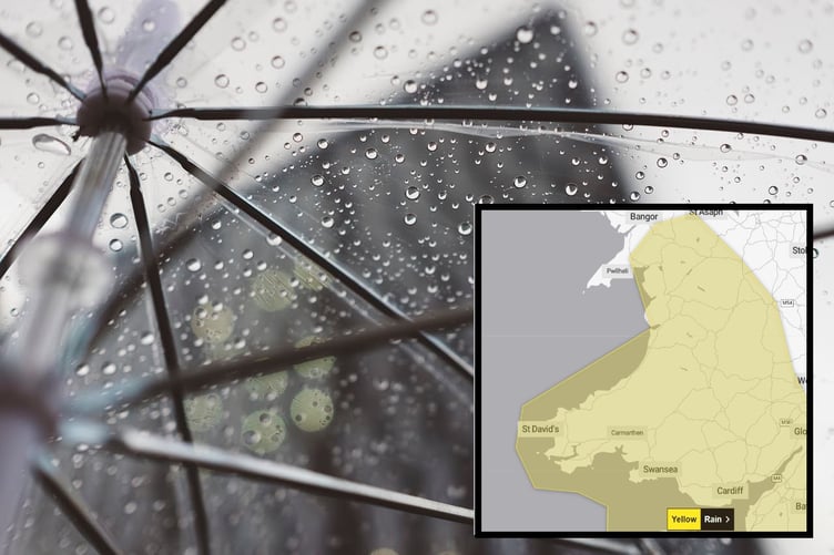 Rain warning