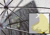 Yellow warning for rain with a chance of snow on Friday