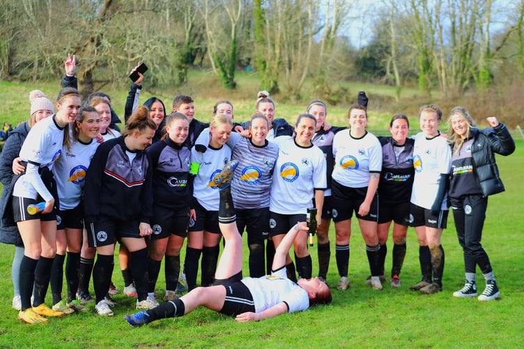 Pwllheli Ladies have won all nine of their games in the league