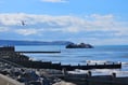 Norwegian boulders for Aberaeron coastal defence scheme arrive by sea