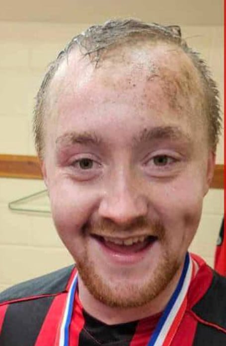 Pencader man of the match Jordan Evans