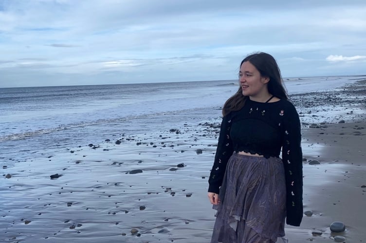 Abi Foster filmed the video for her single in Ceredigion