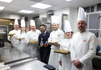Mid Wales chefs cook up St David's Day meal in Downing Street