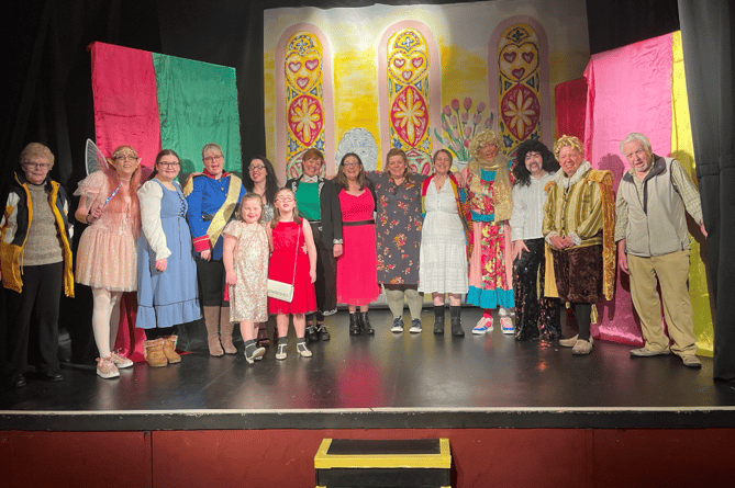 The cast of DADS' pantomime