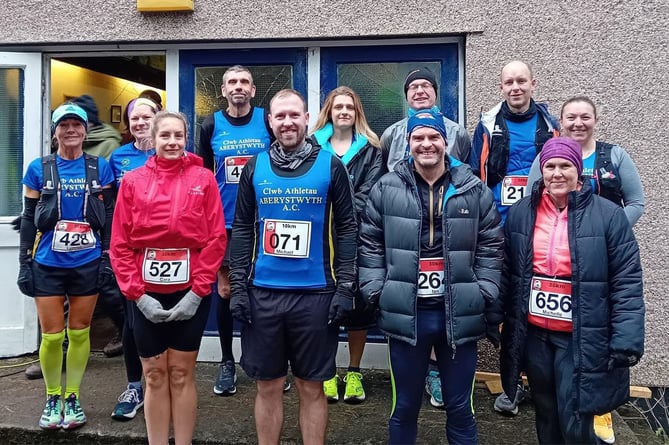 Aber runners prepare to face the cold at Rhayader