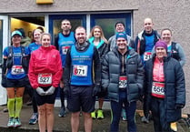 Aberystwyth Athletes take on springtime run in freezing conditions