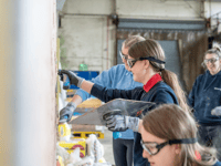 Pupils take part in Women in Construction event
