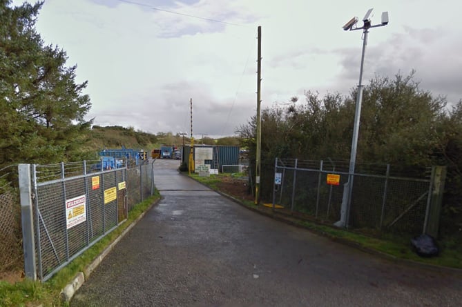 Rhydeinon household waste site in Llanarth could close