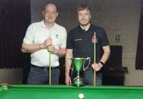 Rhydian wins Cerdedigion Snooker League Individual Singles KO competition