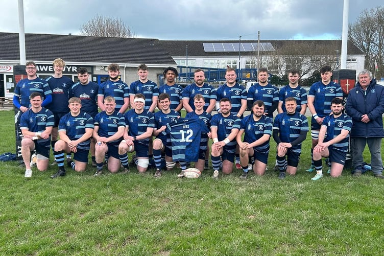 Aber were involved in a thriller at Yr Hendy, a game that could not be called until the final play of the match